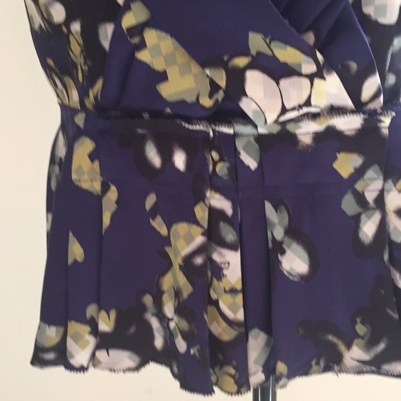 Oscar de la Renta Silk Reversible Top - Picture 2 of 7